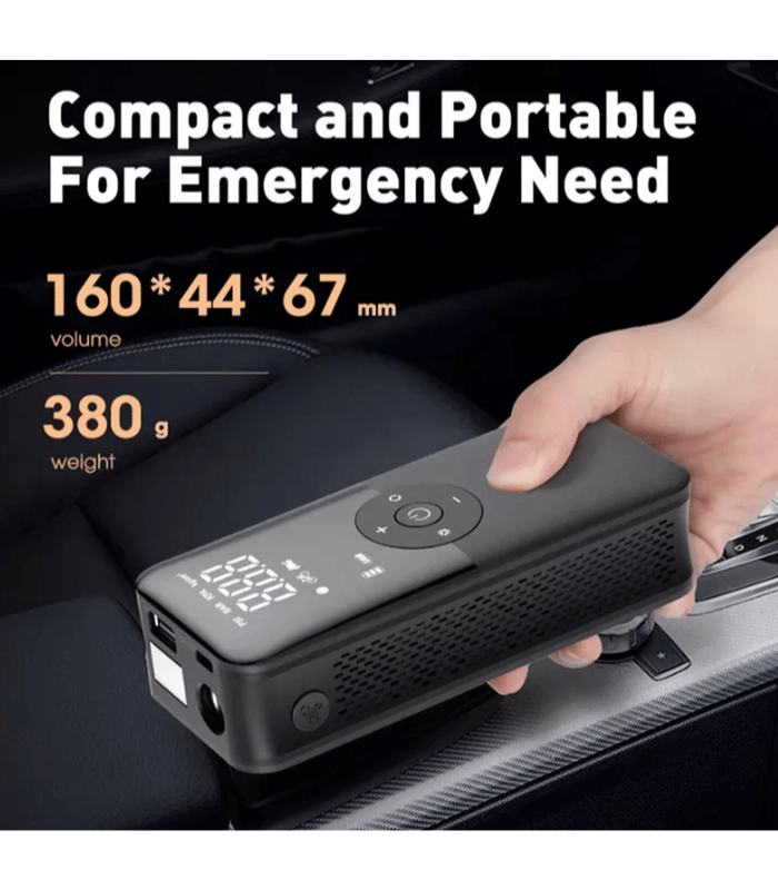 Inflador De Neumáticos Con Bomba De Aire Recargable Carsun (2)