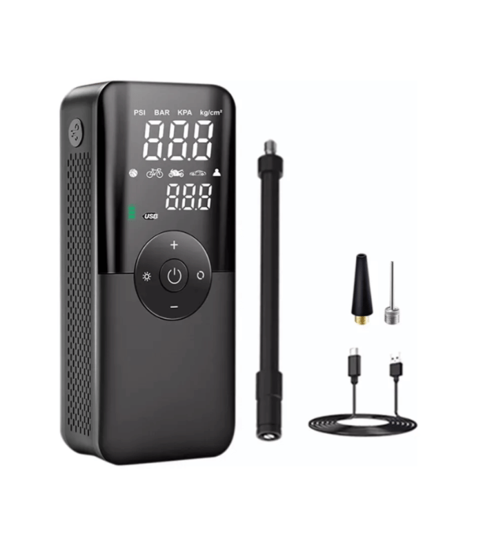 Inflador De Neumáticos Con Bomba De Aire Recargable Carsun