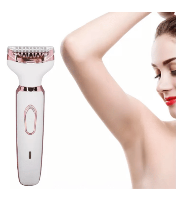 Máquina De Afeitar Eléctrica For Bikini 4 En 1 Recortadora Blanco