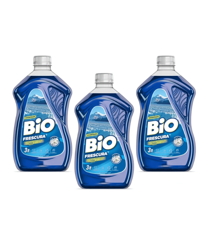 Pack X3 Detergente Liquido Bio Frescura Campos De Hielo 3l