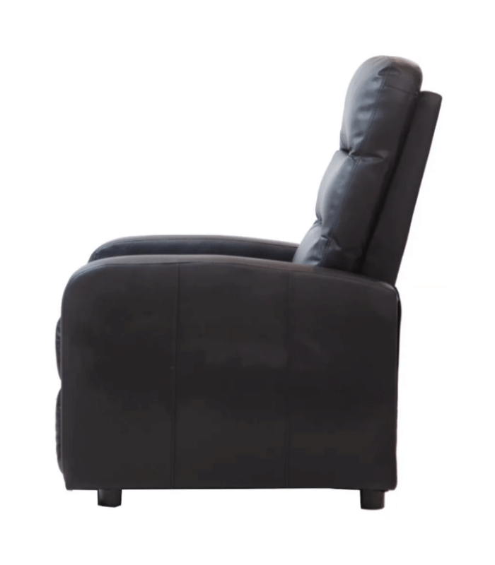 Sofá 1 Cuerpo Bergere Plus Color Negro (2)