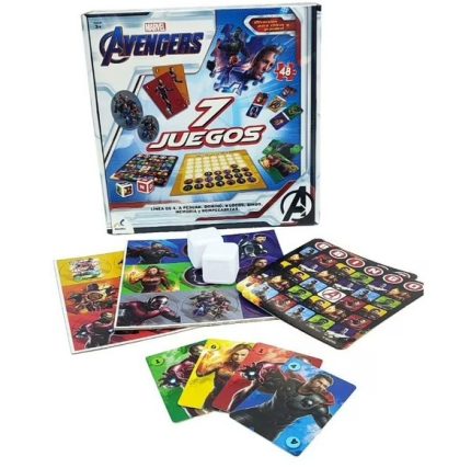 SET MULTIJUEGOS 7 EN 1 AVENGERS
