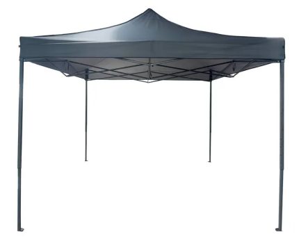 Toldo plegable gris 3x3m